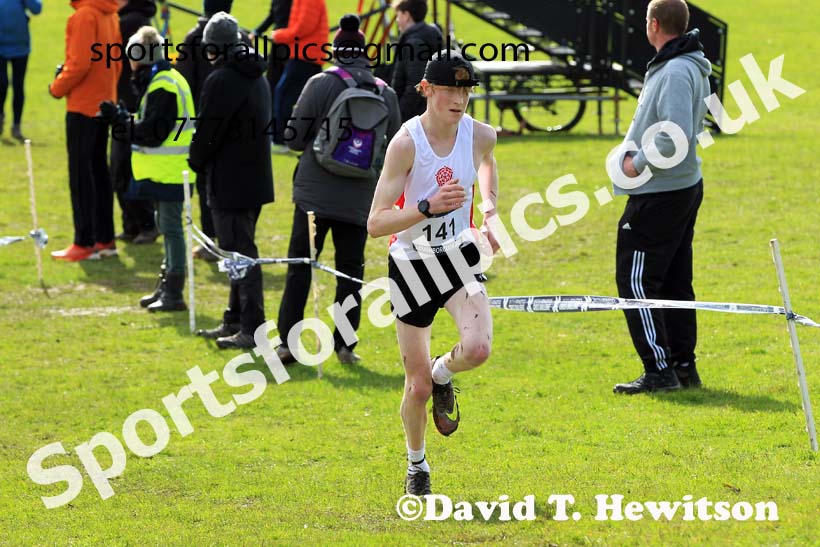 Mens Under-20s 2022 CAU Inter Counties Cross Country, Prestwold Hall, Loughborough.  Photo: David T. Hewitson/Sports for All Pics